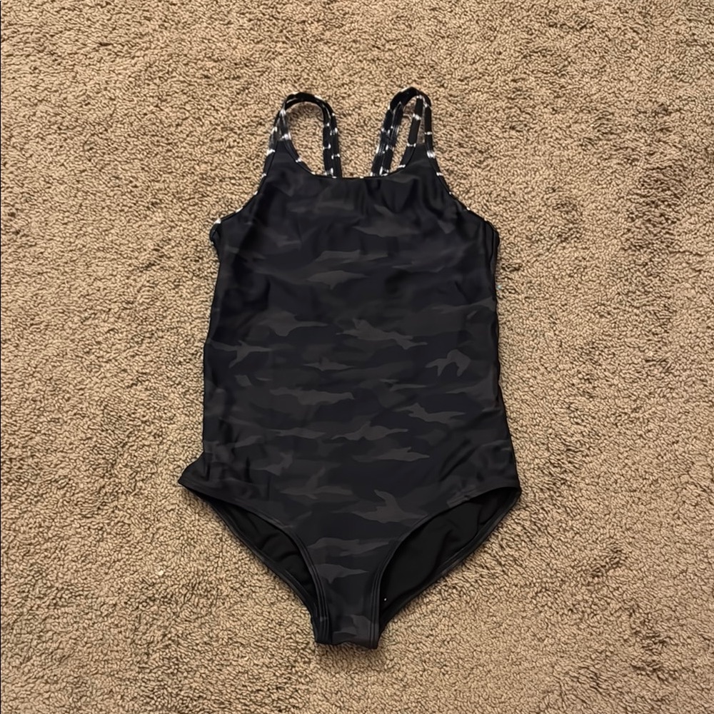 Girls Camo One-Piece Swimsuit